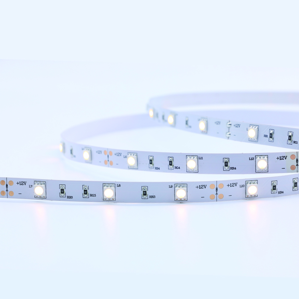 أبيض دافئ 5050 smd 30led / m قطاع الصمام