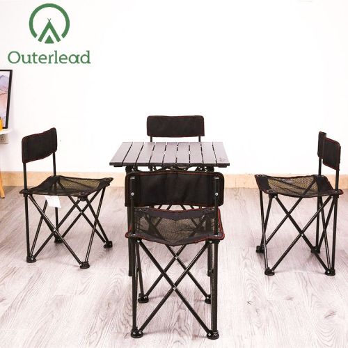 Outerlead Outdoor Portable Travel Picnic Table and Chairs
