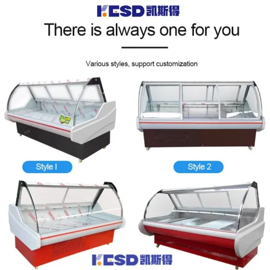 Fixed Front Cover Cooked Food Heating Showcase