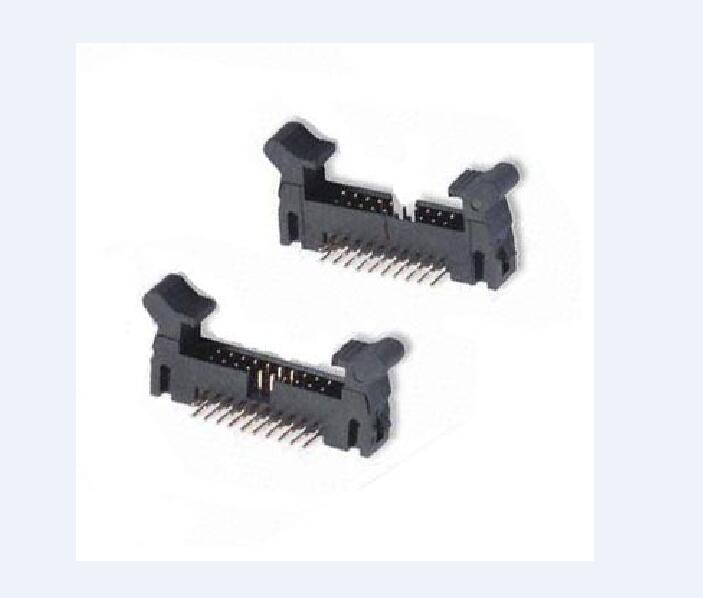 1.27mm(.050") Pitch Dual Latch Ejector Header 90° DIP type