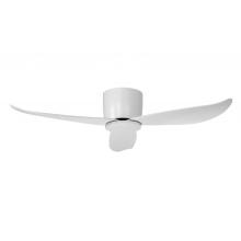 3 blade top suction white fan with light