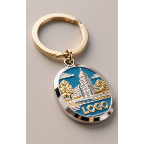 Custom Metal Keychain with Personalized Design