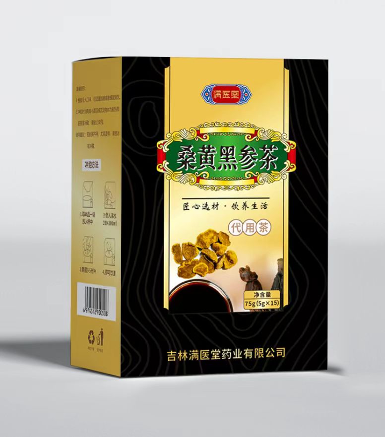 Băutură de ceai de ginseng negru sanghuang