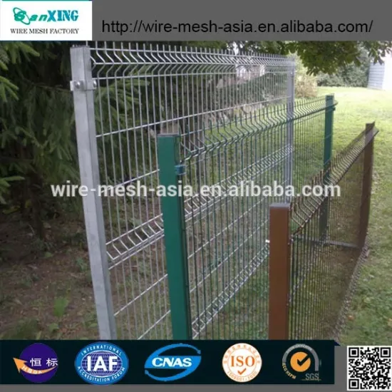 Alibaba China Anping Professional Factory supply Green Color pvc coating welding wire mesh fences