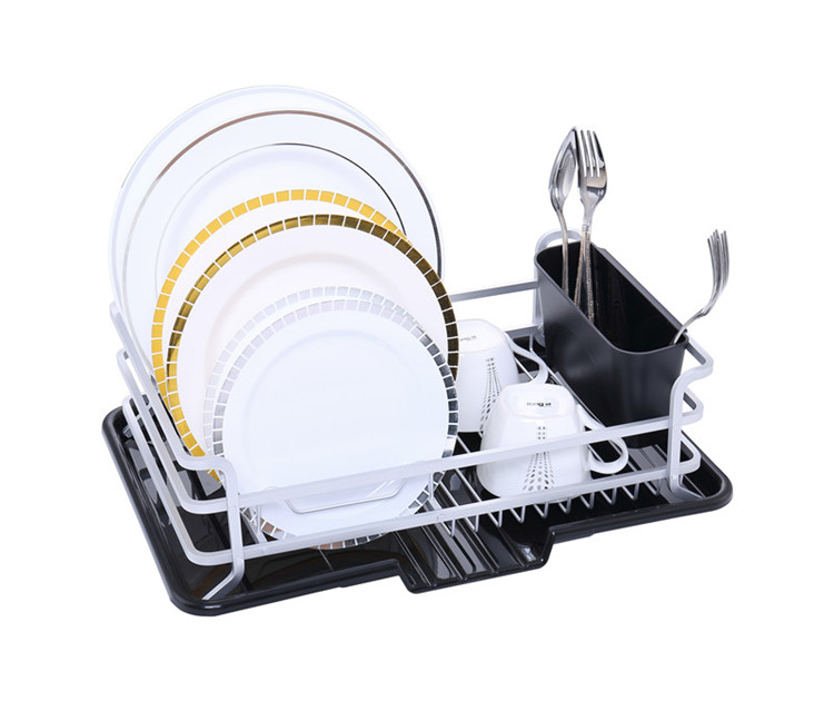 kitchen aluminum dish rack