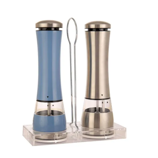 Hotseller Stainless Steel Salt and Pepper Mill Set with Ceramic Core - Adjustable Coarseness