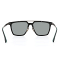 Large Square Frame Carbon Fiber Sunglasses