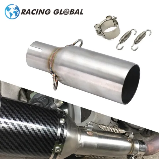 ALCON-For Piaggio BEVERLY 125/300 MP3 125/250/300 X10 125 Motorcycle Exhaust Middle Pipe Stainless Steel Sand Surface