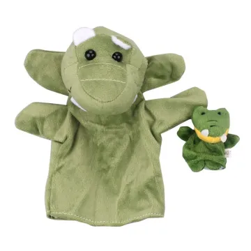 2014 new design plush crocodile hand puppet