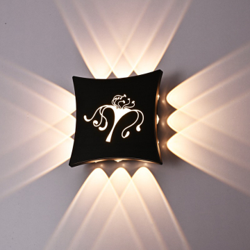 Vintage Adjustable Indoor LED Light - Waterproof Black Wall Lamp