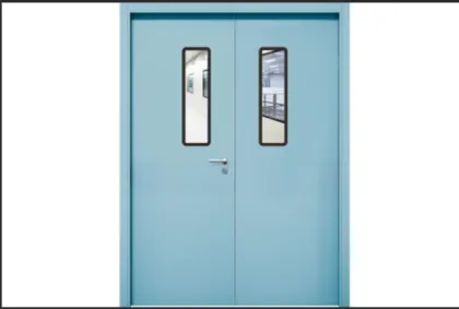 Medical health care center steel clean room door
