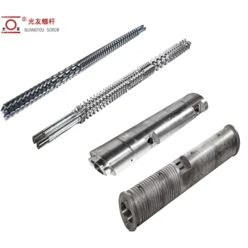 PVC Sheet Bimetallic Parallel Twin Screw at Barrel