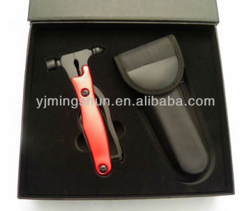 8in1 Multi Safety Hammer Pincers With Screwdriver Saw Hammer and Glass window break
