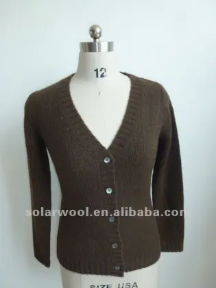 Ladies Knitted Top Cashmere Cardigan