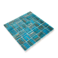 Outdoor glass mosaic tiles hot sale