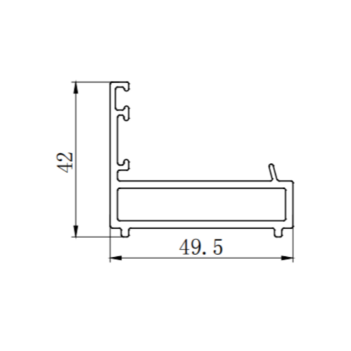 Moule d'extrusion du système de murs-rideaux unitalisé