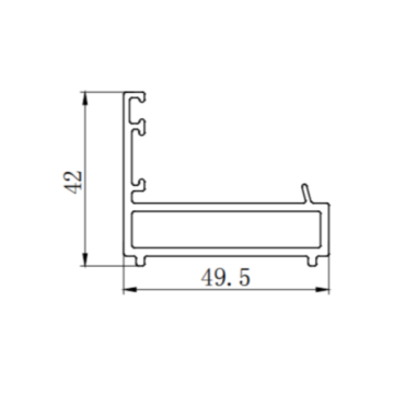 Moule d&#39;extrusion du système de murs-rideaux unitalisé