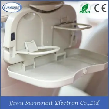 New Car Auto Foldable Food Meal Drink Tray Desk Table Water Cup Stand Holder