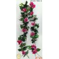 71"bougainvillea 156 leaves x 45 flower garland