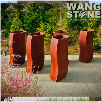 Contemporary Corten Steel Art Sculpture