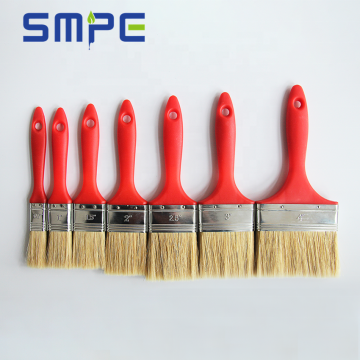 Hot Selling 0.7 Inch Red Plastic Handle Bristle Paint Brush for Oil and Latex Paints - 2025