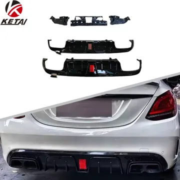 Hot Selling BRS Style Car Bumper Rear Diffuser for BENZ W205 AMG Sedan 2015-2021
