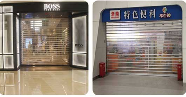 Crystal Roller Shutter Door Fast Commercial Door