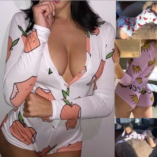 Hot Selling Women's Silk Romper Sleep Wear