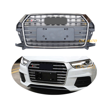SQ3 Front Grille Car Accessories Bumper Grill for Audi Q3/SQ3 2016-2018