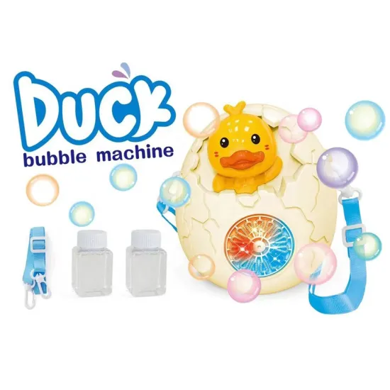 Cute Cartoon Duck Bubble Machine Toy for Shantou Chenghai Kids Summer Play 2024