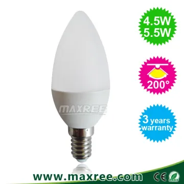 E14 LED Candle, Competitive CE ROHS Aluminium-Plastic E14 4.5W E14 LED Candle