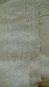 White Cotton Flannel Fabric For Baby