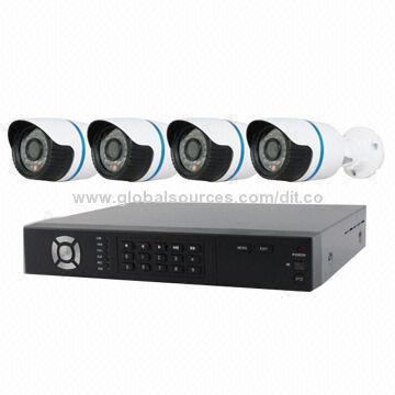 PoE NVR Kit with Remote Control, USB Mouse, P2P function, 720P Real-time Recording