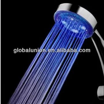 auto color changing plastic LED Shower Head