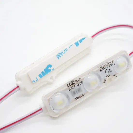 IP68 Outdoor LED Injection Module: 12V 1.5W 3LED SMD 5730 Wide Angle ABS Backlight Advertising Box LED Module