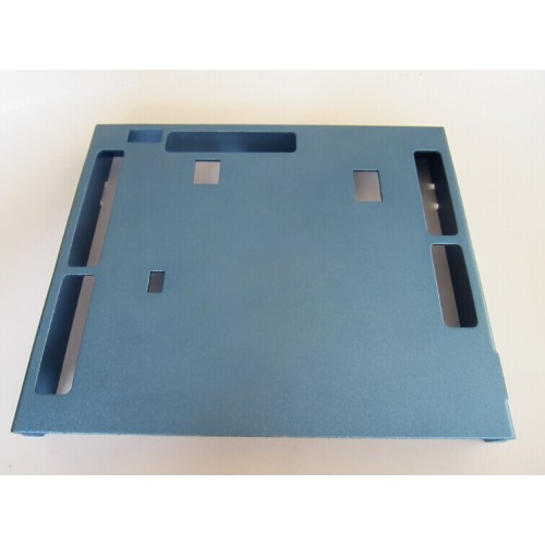 Square blue mobile power supply shell