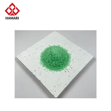 Fire-Fly Glass Sand Granules: Garden Decoration and Building Material for Sidewalks
