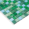 Mosaic glass pieces decorative art and craft