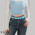 Elegant New Women's PU Pin Buckle Belt
