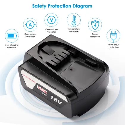 18V Replacement Battery for Bosch & AL-KO DIY Home and Garden Tools