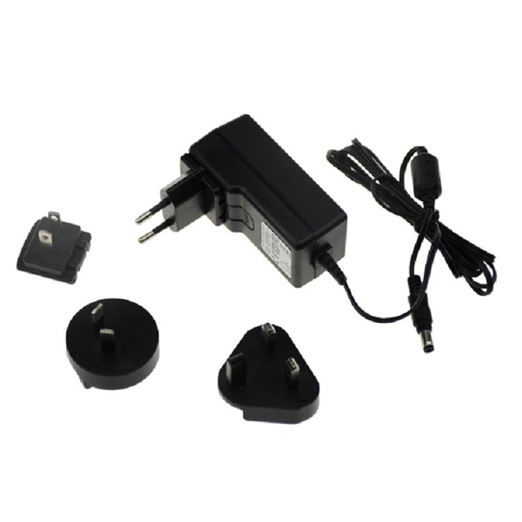 Interchangeable wall adapter 