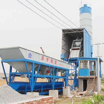 concrete batching plant on the barge