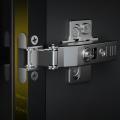 Concealed hinges without spring damper