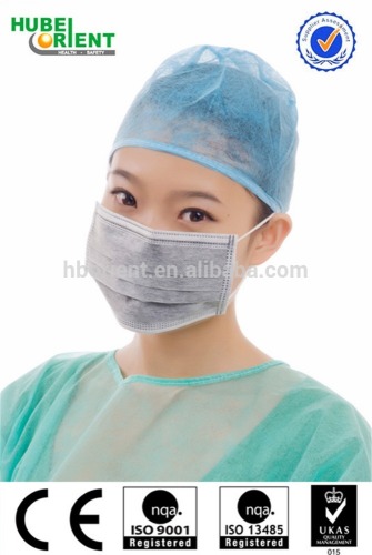 High quality Disposable 4 Ply Active Carbon Face mask With Earloop Activated Carbon Facemask