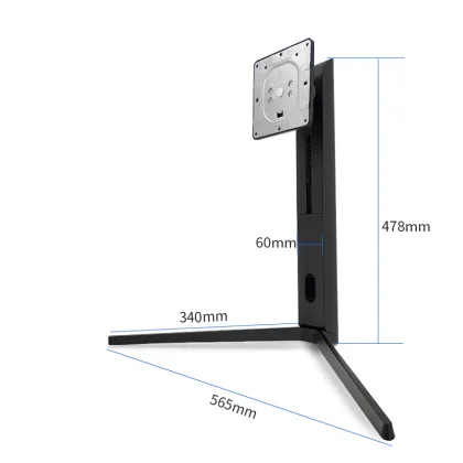 Adjustable Monitor Stand: Computer Aluminium V-shape Base Rotate Tilt Desk Stand Support Riser