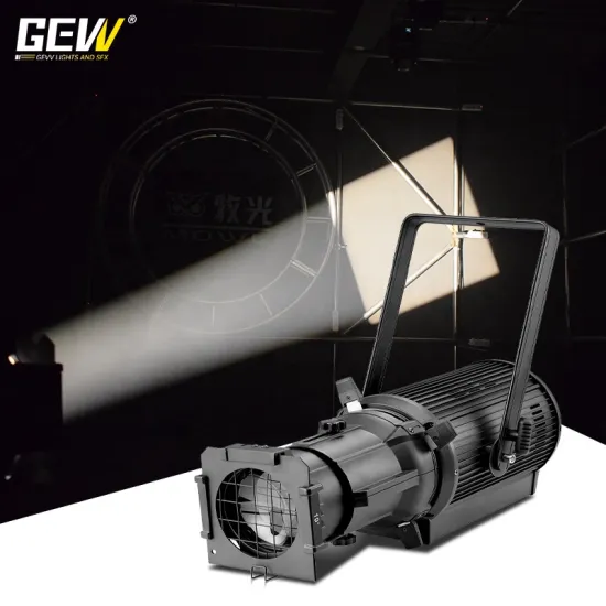 GEVV 300W LED Ellipsoidal Light for Professional Theater and Studio Shows