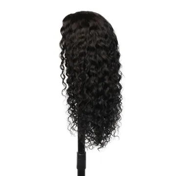 Annione 30 Inch 32Inch Indian Virgin Human Hair Wigs, Brazilian Peruvian Body Wave 4X4 5X5 Cuticle Aligned Lace Closure Wig