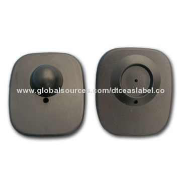 Mini Square EAS Tag with 8.2MHz Frequency, Available in Black Color