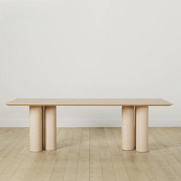 Modern Solid Wood Rectangular Dining Table for Home, Kitchen & Hotels