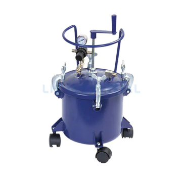 PT-10 2.5 Gallon 10 Liter Pressure Pot Paint Tank with Regulator and Pressure Gauge for Large Volume Painting